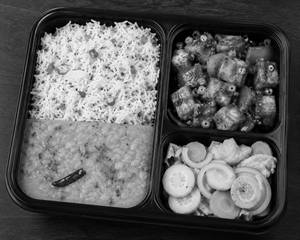 Jeera Rice+ Dalfry+ Paneer Chilli+ Green Salad