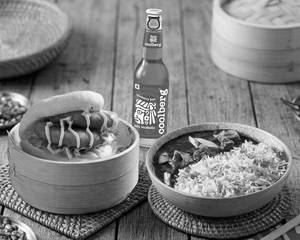 Chilli Paneer Rice Bowl Meal Combo (bao + Drink)