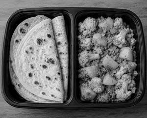 4 Roti + Aloo Gobi Masala
