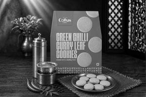 Green Chilly Curry Leaves Cookies (Box)