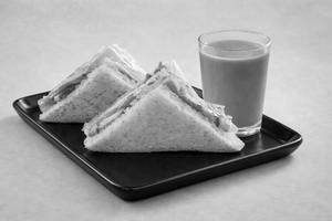 Veg Sandwich With Cold Coffee