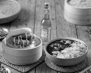 Chicken Thai Chilli Basil Rice Bowl Meal Combo (bao + Drink)