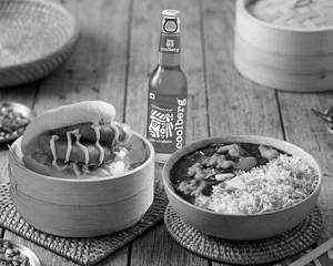 Chicken Manchurian Rice Bowl Meal Combo (bao + Drink)