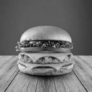 Smoked Chicken Double Cheese Burger