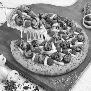 Baby corn farm pizza