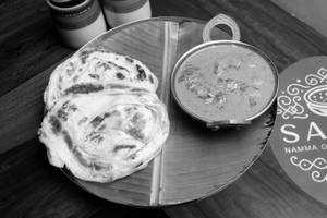 Parotta with Chicken Curry Combo