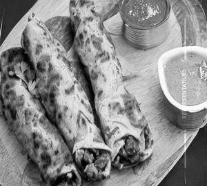 Mutton kabab roll