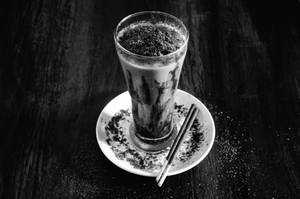 Thick Cold Coffee With Crush