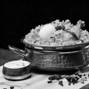 Chicken Biryani (Single) + Free Dessert