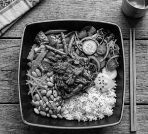 Bbq Pulled Chicken Rice Bowl