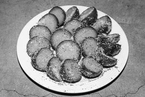 Cutting Gulab Jamun