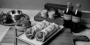2 Chilli Chicken Roll + 2 Coke [250Ml]