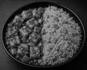 Paneer Manchurian With Schezwan Fried Rice