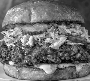 Nashville chicken burger