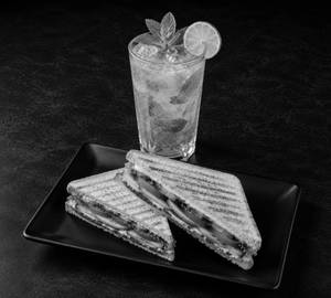 Veg Sandwich + Mojito