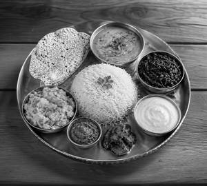 Plain bihari thali