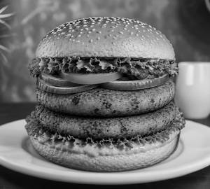 Double Aloo Tikki Burger  