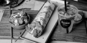 Butter Chicken Roll + Virgin Mojito