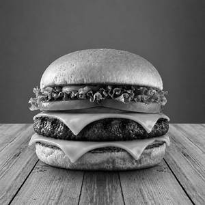 Smoked Beef Double Cheese Burger