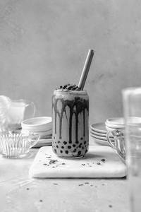 Chocolate Boba Milkshake