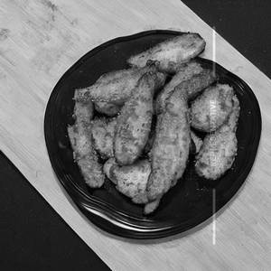 Half fry plain