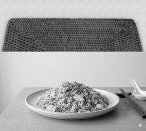 Double egg fried rice