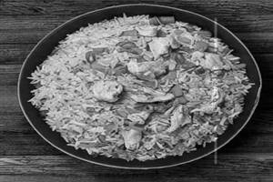 Chilly Garlic Chicken Fried Rice