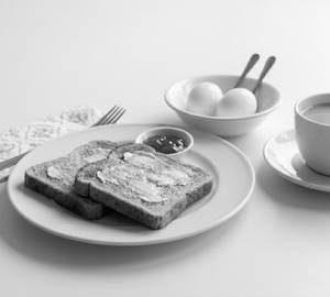 2 Bread Butter + 2 Eggs + Tea