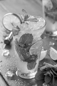 Virgin mojito mocktail