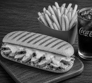 Combo 7: Panini Chicken + French Fries + Coke