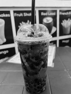 Blueberry Boba Mocktail