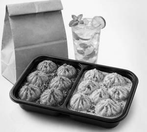 Chilli Momo (8Pcs) + Afgani Momo (8Pcs) with Mint Mojito(450ml)