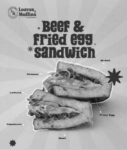 Beef And Fried Egg Sandwich