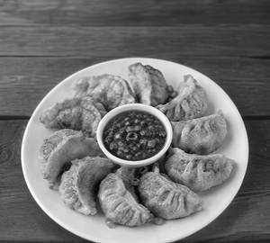 Fry chicken momo
