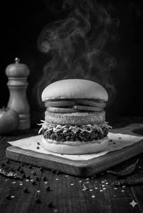 Double Stack Veg Burger