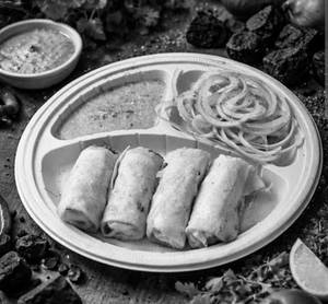 High-protein Chicken Seekh Roll