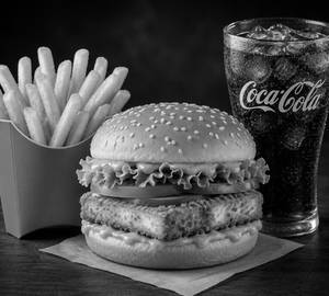 Combo 3 : Crunchy Paneer Burger + French Fries + Coke