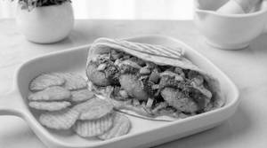 Aloo Tikki Wrap