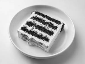 Chocolate Caramel Cake - Slice