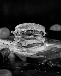 Backyard Tower Chicken Burger
