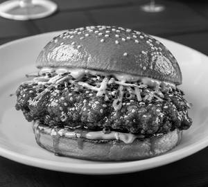 Korean chicken burger