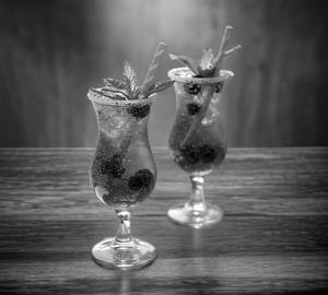 Blue berry mojitto