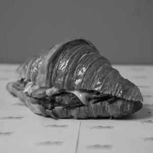 Croissant Beef Burger