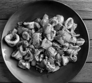 Squid pepper fry