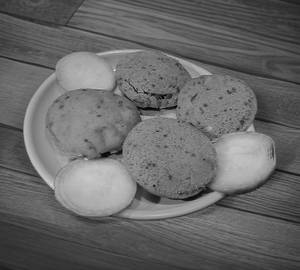 Healthy Onion Bhajji (Steam Cooked & Tawa Roasted) [4Pcs]