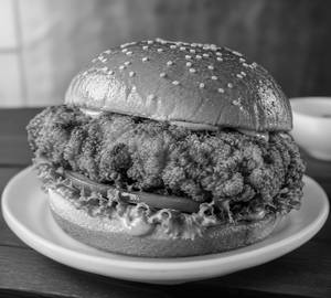 Peri peri chicken burger