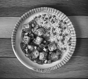 Paneer Manchurian With Fried Rice