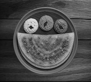 Ghee Podi Onion Dosa