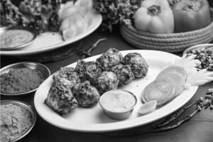 Chicken Haryali Kebab.
