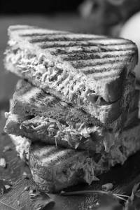 Red rush chicken sandwich